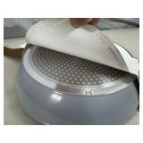 New 11 inch Ceramic Coated Aluminum Induction Safe Frying Pan
