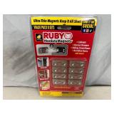 8 New Pairs of Ruby Monkey Magnets