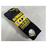 2 New Pairs of Dewalt Heavy Cotton Work Socks