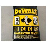 2 New Pairs of Dewalt Heavy Cotton Work Socks