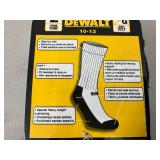 2 New Pairs of Dewalt Heavy Cotton Work Socks