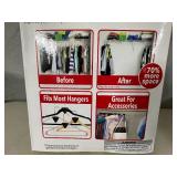 New Pack of 18 Ruby Space Triangles For Closet Organization