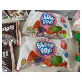 Assorted Candy, Halloween Suckers, Roca Bites, Tootsie Rolls, Blow Pops, Haribo, and More