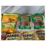 Assorted Candy, Haribo Gummies, Mango Chili Bears, Roca Chocolate Bites, Tootsie Pops, and More