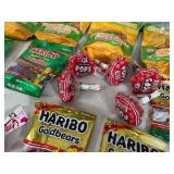 Assorted Candy, Haribo Gummies, Mango Chili Bears, Roca Chocolate Bites, Tootsie Pops, and More