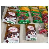 Assorted Candy, Haribo Gummies, Mango Chili Bears, Roca Chocolate Bites, Tootsie Pops, and More