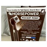New Horsepower Pocket Pony Cordless Power Scrubber