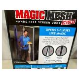 New Magic Mesh Hands-Free Magnetic Screen Door - Deluxe