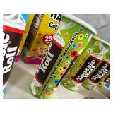 Assorted Candy, Haribo Gummies, Fruit Chews, Tootsie Roll Banks, Etc