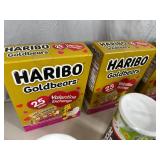 Assorted Candy, Haribo Gummies, Fruit Chews, Tootsie Roll Banks, Etc