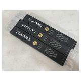 3 New Sets of Sovaro Reusable Straws with Cleaning Brushes