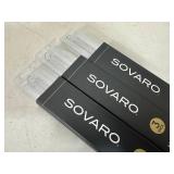 3 New Sets of Sovaro Reusable Straws with Cleaning Brushes