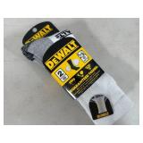 2 New Pairs of Dewalt Work Socks - Non-Binding Crew Socks