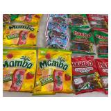 Assorted Candy, Haribo Gummies, Tootsie Rolls, Mamba, and More