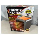 New Handy Heater Pure Warmth Ceramic Space Heater with LED Lights