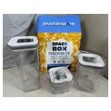 New 3 Pc Set Airtight Food Storage Containers