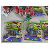 Assorted Candy, Haribo Gummies, Baby Bottle Pops, Blow Pops, Tootsie Rolls