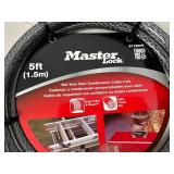 New Master Lock 5 ft Combination Cable Lock