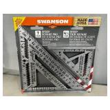 New Swanson 2 pc Speed Square Set - 7 inch and 4 1/2 inch.