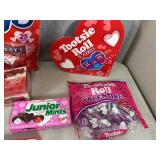 Assorted Candy, Dots, Chocolate Cherries, Tootsie Pops, Fruit Chews, and More