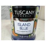 New 18 oz Tuscany Premium Candle with Essential Oils