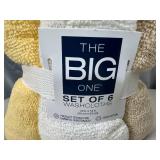 6 New "Big One" Wash Cloths