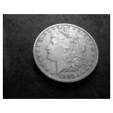 1886 O Morgan Silver Dollar