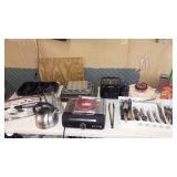 Large Kitchenware Collection with Grill, Bakeware, Toaster, Utensils and More