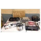 Large Kitchenware Collection with Grill, Bakeware, Toaster, Utensils and More