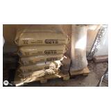 Pallet of 6 50lb Bags of Washed Graded Sand