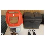 Trailer Towing Accessories Bundle with Chains, Hitches, and Mallberg Marine Straps