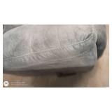 Gray Fabric Recliner Armchair