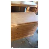 Pair of Oak 3-Drawer Bedroom Dressers