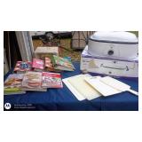 Rival 17 Quart Roaster Oven, Assorted Cutting Boards, and 8 Cookbook Collection