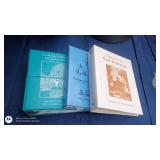 Party Beverage Service Lot with West Bend Percolator, Stockpot, Cookbooks and Glassware