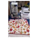 Kitchenware Collection with Electric Percolator, Fry Pan, Bakeware, Towels, and Utensils