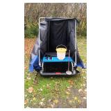 Ice Fishing Shelter with Stove and Accessories
