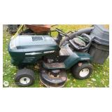 Craftsman Riding Lawn Mower with Bagger Attachment and 15.5 HP Engine