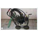 Heavy Duty Hose Reel Cart with Hose and Nozzle