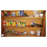 Large Assorted Hardware and Electrical Supplies Cabinet
