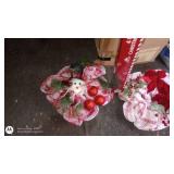 7.5 Ft Pre-Lit Christmas Tree, Wreaths, and Holiday Decor Collection