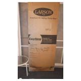 Larson EasyHang Storm Door in Factory Packaging