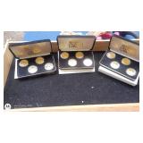 Set of 3 Grand Casino Mille Lacs Hinckley Commemorative Coin Sets