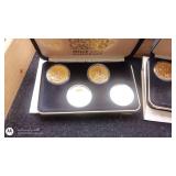 Set of 3 Grand Casino Mille Lacs Hinckley Commemorative Coin Sets