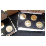 Set of 3 Grand Casino Mille Lacs Hinckley Commemorative Coin Sets