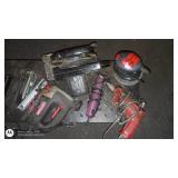 Collection of Power Tools including Craftsman Jigsaw, Sander, and More