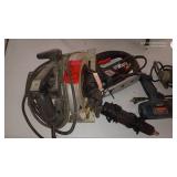 Lot of 5 Power Tools Including Skil Jigsaw and Circular Saw