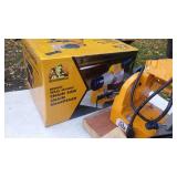 Roughneck Bench Wall Mount Chain Saw Chain Sharpener with Grinding Wheel