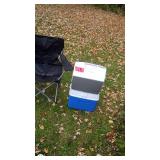 Folding Camp Chair and 2 Hard-Sided Coolers Set