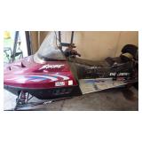 Polaris Indy Sport Snowmobile with Custom Patched Seat
